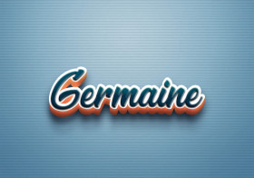 Cursive Name DP: Germaine
