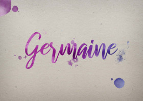 Germaine Watercolor Name DP