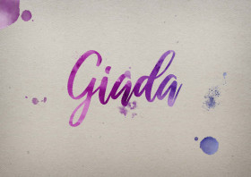 Giada Watercolor Name DP