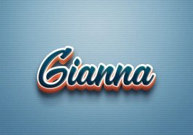 Cursive Name DP: Gianna