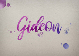 Gideon Watercolor Name DP