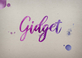 Gidget Watercolor Name DP