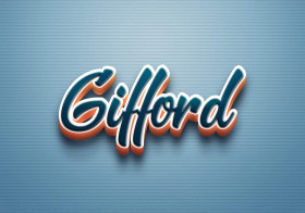 Cursive Name DP: Gifford