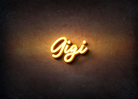 Glow Name Profile Picture for Gigi