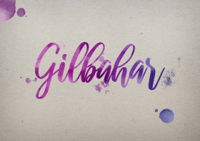 Gilbahar Watercolor Name DP