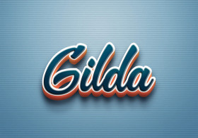 Cursive Name DP: Gilda