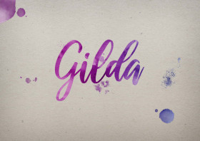 Gilda Watercolor Name DP