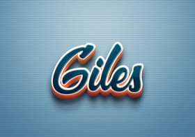 Cursive Name DP: Giles
