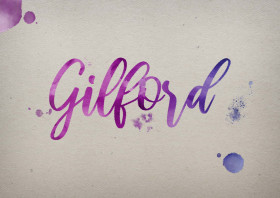 Gilford Watercolor Name DP
