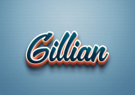 Cursive Name DP: Gillian