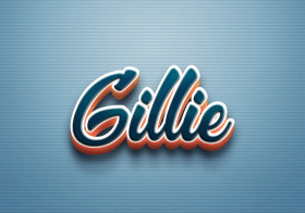Cursive Name DP: Gillie