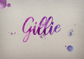 Gillie Watercolor Name DP