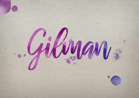 Gilman Watercolor Name DP