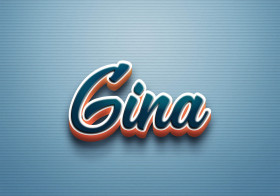 Cursive Name DP: Gina