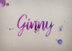 Ginny Watercolor Name DP