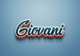 Cursive Name DP: Giovani