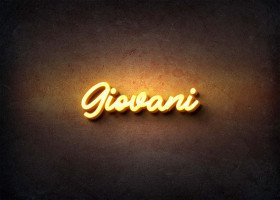 Glow Name Profile Picture for Giovani