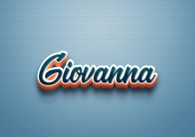 Cursive Name DP: Giovanna