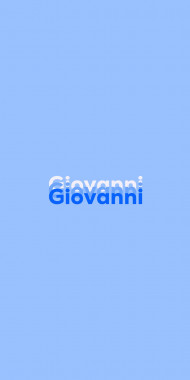 Name DP: Giovanni
