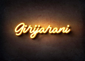Glow Name Profile Picture for Girijarani