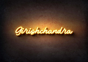 Glow Name Profile Picture for Girishchandra