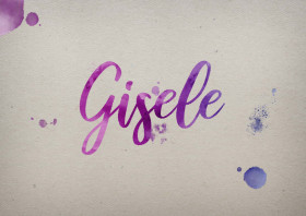 Gisele Watercolor Name DP