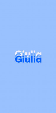 Name DP: Giulia