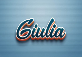 Cursive Name DP: Giulia