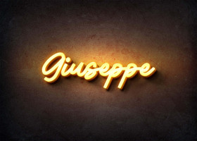 Glow Name Profile Picture for Giuseppe