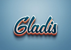 Cursive Name DP: Gladis