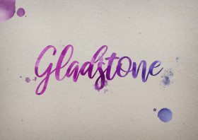 Gladstone Watercolor Name DP