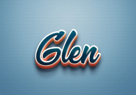 Cursive Name DP: Glen