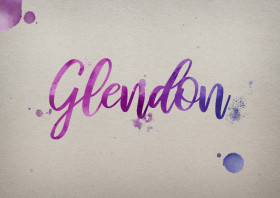 Glendon Watercolor Name DP