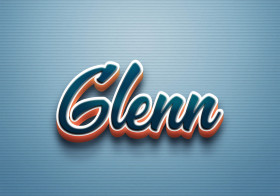 Cursive Name DP: Glenn