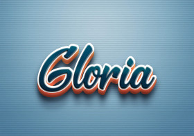 Cursive Name DP: Gloria