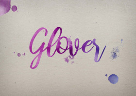 Glover Watercolor Name DP