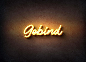 Glow Name Profile Picture for Gobind