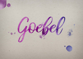 Goebel Watercolor Name DP