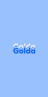 Name DP: Golda