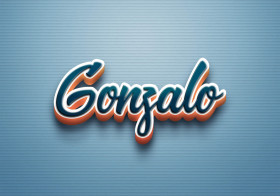 Cursive Name DP: Gonzalo