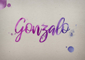 Gonzalo Watercolor Name DP