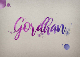 Gordhan Watercolor Name DP