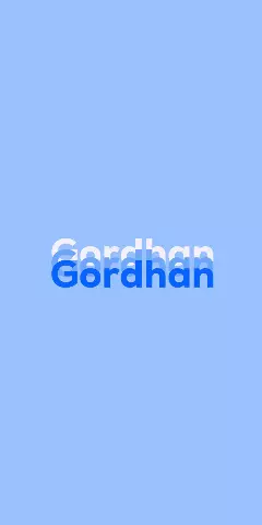 Name DP: Gordhan