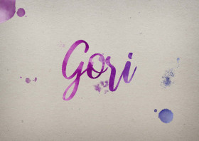 Gori Watercolor Name DP