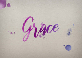 Grace Watercolor Name DP