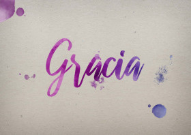 Gracia Watercolor Name DP