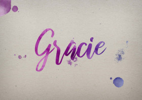 Gracie Watercolor Name DP