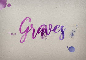 Graves Watercolor Name DP