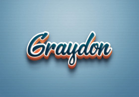 Cursive Name DP: Graydon
