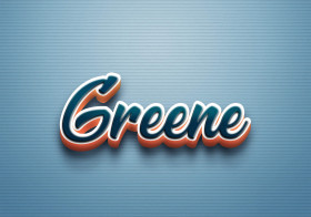 Cursive Name DP: Greene